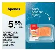 Continente Bom dia Aqui é fresco - lombos de salmão continente promoção