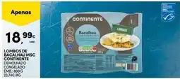 Continente Bom dia Continente - lombos de bacalhau msc promoção