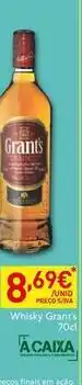Recheio Grant's - whisky grant promoção
