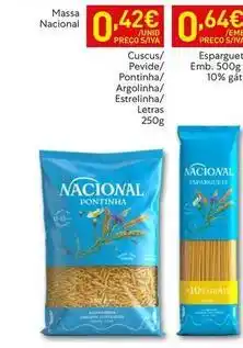 Recheio Nacional - massa promoção