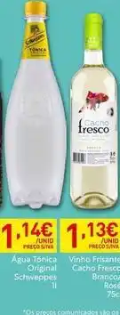 Recheio Schweppes - água tonica original promoção