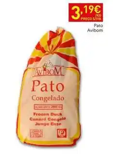 Recheio Avibom - pato congelado promoção