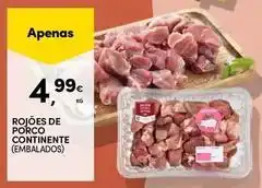 Continente Bom dia Continente - rojoes de porco promoção