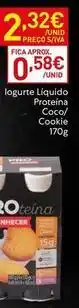 Recheio Logurte liquido proteina coco/cookie promoção