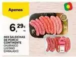 Continente Bom dia Mix - salsichas de porco continente promoção