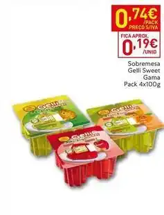 Recheio Gama - sobremesa sweet promoção