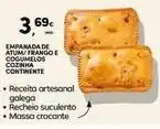 Continente Bom dia Continente - empanada de atum/ frango e cogumelos cozinha promoção
