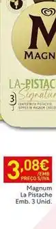 Recheio Magnum - la pistache promoção