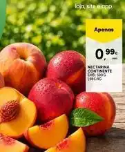 Continente Bom dia App - nectarina continente promoção