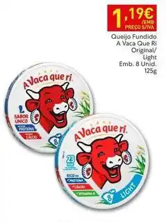 Recheio A vaca que ri - queijo fundido a vaca que ri original/light promoção