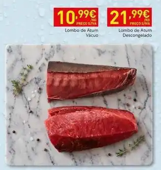 Recheio Lombo de atum vácuo promoção