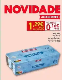 Recheio Amanhecer - iogurte natural promoção