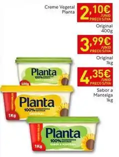 Recheio Planta - creme vegetal promoção