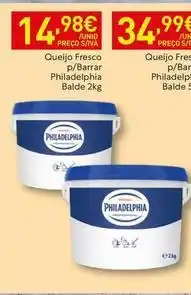 Recheio Philadelphia - queijo fresco p/barrar promoção