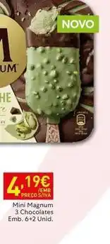 Recheio Mini - magnum 3 chocolates promoção