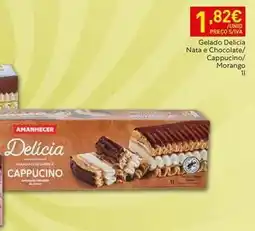Recheio Amanhecer - gelado delicia nata e chocolate/ capuccino/ morango promoção