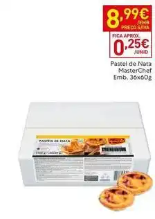 Recheio Masterchef - pastel de nata emb. 36x60g promoção