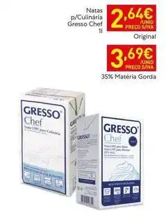 Recheio Gresso - natas p/culinaria promoção
