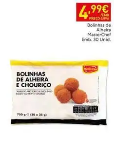Recheio Masterchef - bolinhas de alheira e chouriço promoção