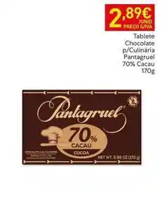 Recheio Pantagruel - tablete chocolate p/culinità promoção