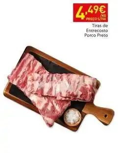 Recheio Tiras de entrecosto porco preto promoção