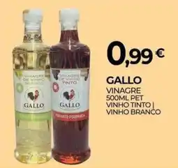 Miranda Supermercados Gallo vinagre de vinho tinto | vinho branco promoção