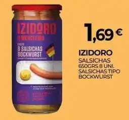 Miranda Supermercados Izidoro salsichas tipo bockwurst promoção