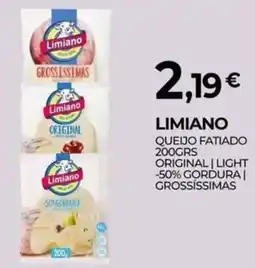 Miranda Supermercados Limiano queijo fatiado original light grossíssimas promoção