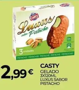 Miranda Supermercados Casty gelado luxus sabor pistacho promoção