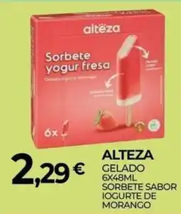 Miranda Supermercados altëza sorbete yogur fresa promoção