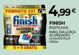 Miranda Supermercados Finish pastilhas máq. da loiça ultimate plus fresh promoção