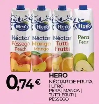 Miranda Supermercados Hero nectar de fruta promoção
