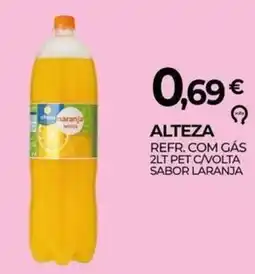 Miranda Supermercados Alteza refr. com gás sabor laranja promoção