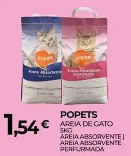 Miranda Supermercados Popets areia de gato promoção
