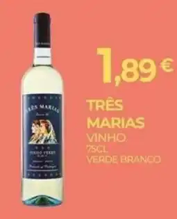 Miranda Supermercados Três marias vinho verde branco promoção