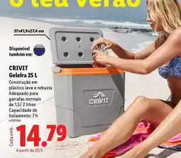 Lidl Crivit - geleira promoção