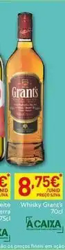 Recheio Grant's - whisky promoção