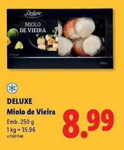 Lidl Deluxe - miolo de vieira promoção