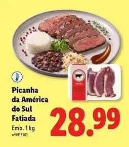 Lidl Picanha da américa do sul fatiada promoção