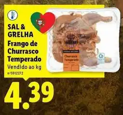 Lidl Sal & grelha frango de churrasco temperado promoção