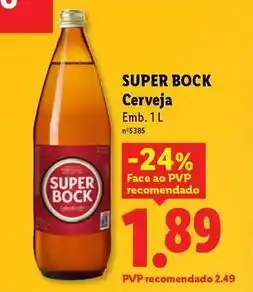 Lidl Super bock - cerveja promoção