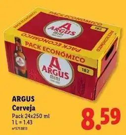Lidl Argus - cerveja promoção