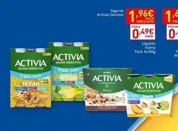 Recheio Activia - liquido gama promoção