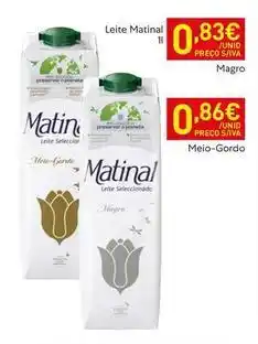 Recheio Matinal - leite promoção