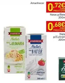 Recheio Amanhecer - natas p/ bate promoção