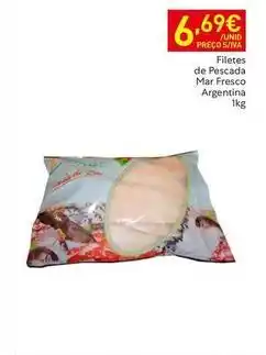 Recheio Filetes de pescada mar fresco argentina promoção