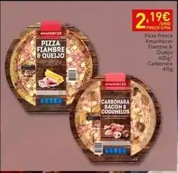 Recheio Amanhecer - pizza fresca fiambre & queijo promoção