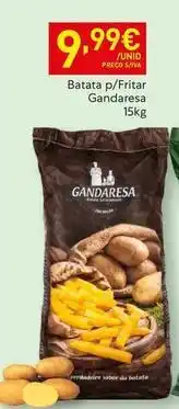 Recheio Batata p/fritar 15kg promoção