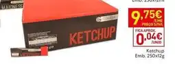 Recheio Ketchup promoção