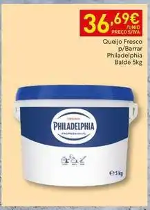 Recheio Philadelphia - queijo fresco p/barrar promoção